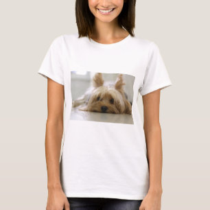 yorkshire terrier puppy pet cute dog face eyes T-Shirt