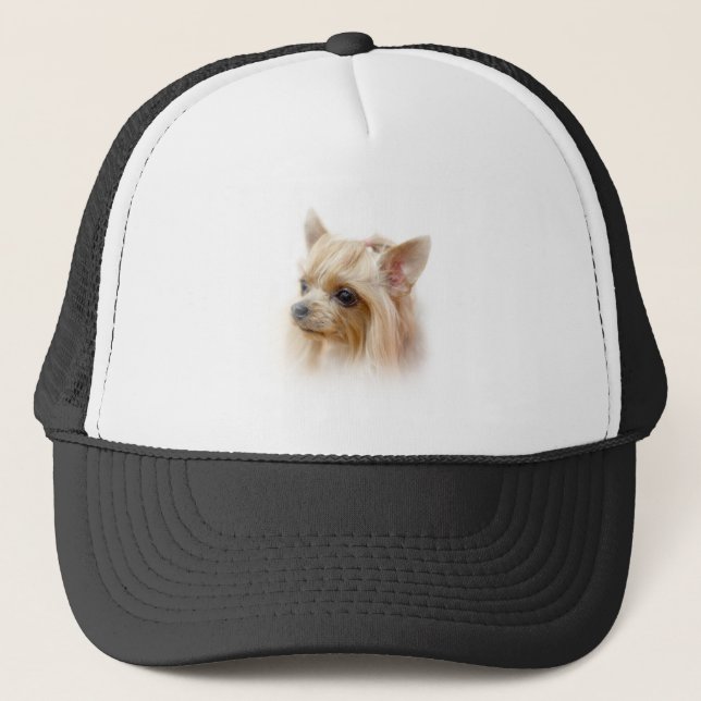 Yorkshire Terrier Puppy Trucker Hat (Front)