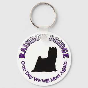 YORKSHIRE TERRIER RAINBOW BRIDGE KEYCHAIN