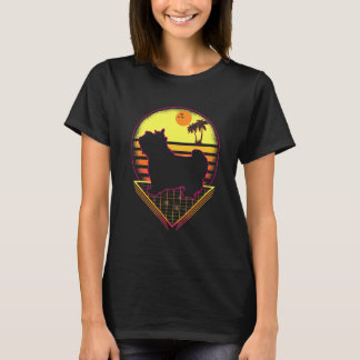 Yorkshire Terrier Retro Sunset Vintage Dog T-Shirt