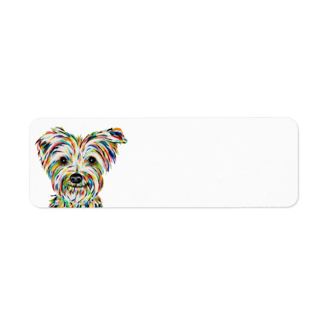 Yorkshire Terrier  Return Address Labels (Front)