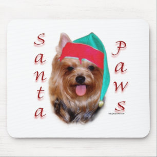 Yorkshire Terrier Santa Paws Mouse Mat