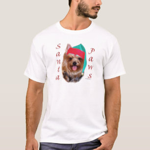 Yorkshire Terrier Santa Paws T-Shirt