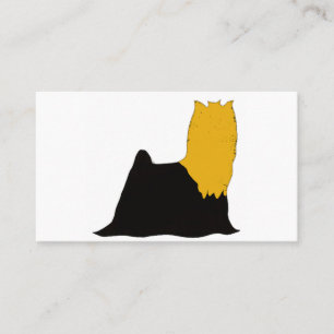 Yorkshire Terrier silo colour Business Card