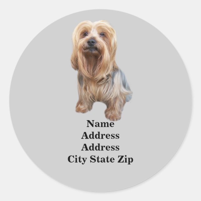 Yorkshire Terrier So Cute Address Label (Front)