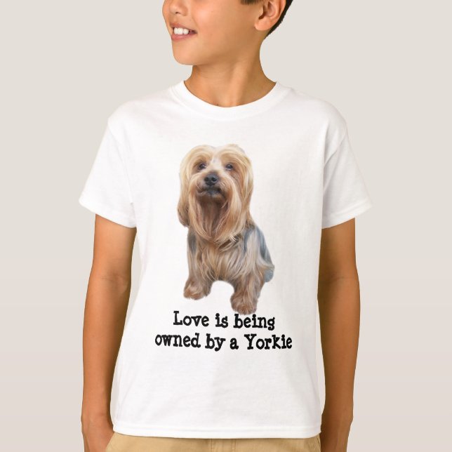Yorkshire Terrier So Cute Kids Unisex Shirt (Front)