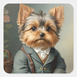 Yorkshire Terrier Square Sticker