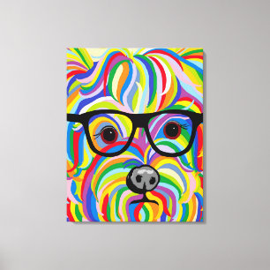  Yorkshire Terrier Stretched Canvas Print
