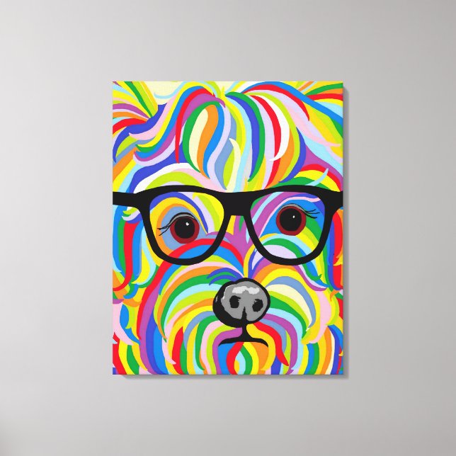  Yorkshire Terrier Stretched Canvas Print (Front)
