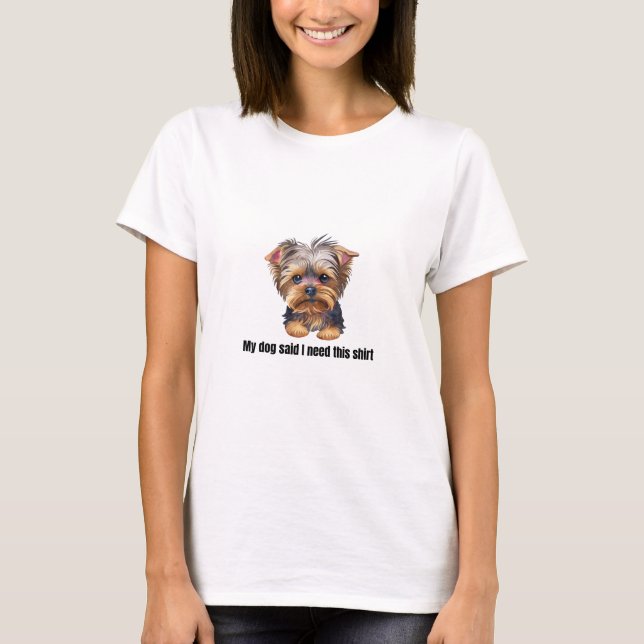 Yorkshire Terrier T-Shirt (Front)