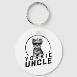 Yorkshire Terrier Uncle Gifts Funny Dog Owners Gra Key Ring
