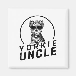 Yorkshire Terrier Uncle Gifts Funny Dog Owners Gra Magnet