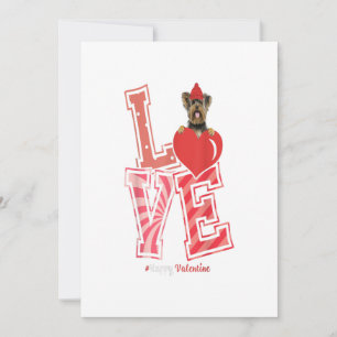 Yorkshire Terrier Valentines Day Gift Announcement