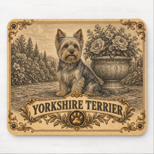 Yorkshire Terrier, Vintage Heritage Dog Mouse Mat