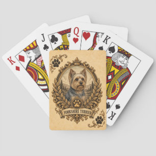 Yorkshire Terrier, Vintage Heritage Dog Playing Cards