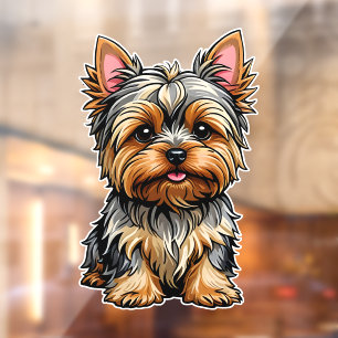 Yorkshire Terrier Window Cling