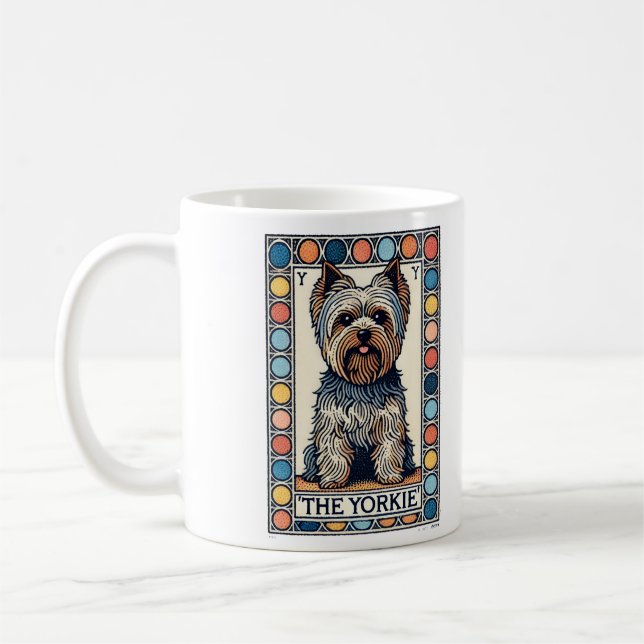 yorkshire terrier yorkie                           coffee mug (Left)