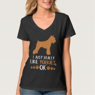 Yorkshire Terrier Yorkie Dog Lovers Gifts Dog Love T-Shirt
