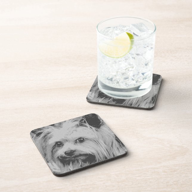 Yorkshire Terrier Yorkie Favourite Breed  Coaster (Right Side)