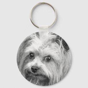 Yorkshire Terrier Yorkie Favourite Breed   Key Ring