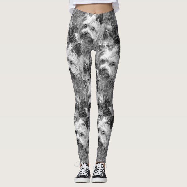 Yorkshire Terrier Yorkie Favourite Breed  Leggings (Front)
