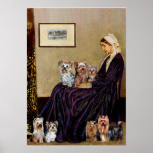 Yorkshire Terriers (7) - Whistlers Mother Poster