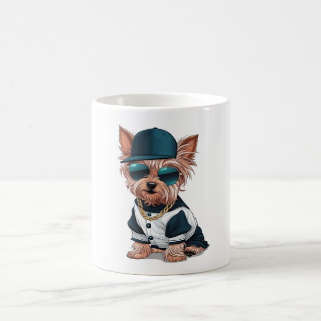 Yorkshire Terrier's Style Coffee Mug (Center)