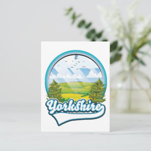 Yorkshire Travel logo Holiday Postcard