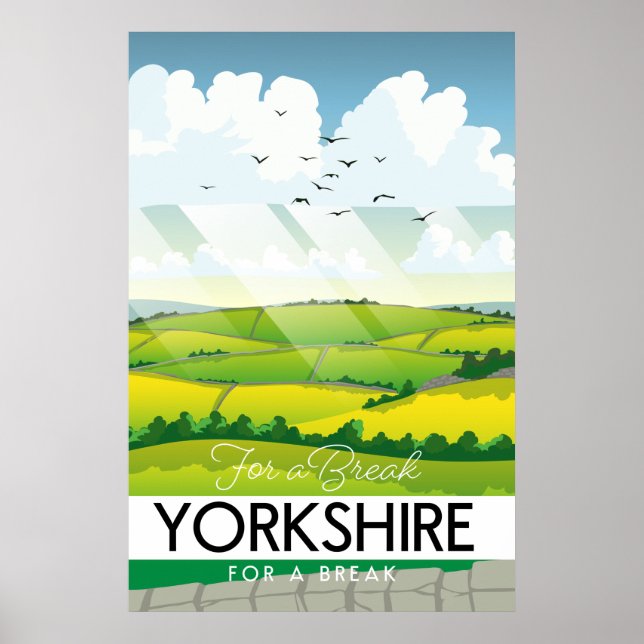 Yorkshire travel poster (Front)