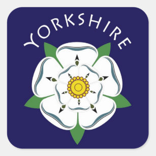 Yorkshire White Rose Stickers