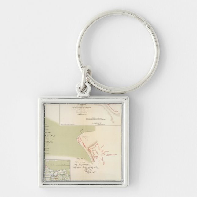 Yorktown, Gloucester, Va Key Ring (Front)