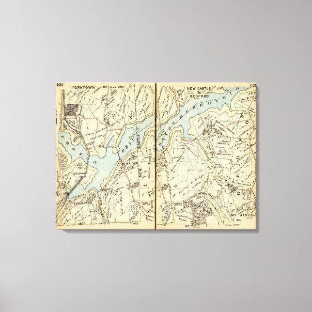 Yorktown, New York 3 Canvas Print (Front)