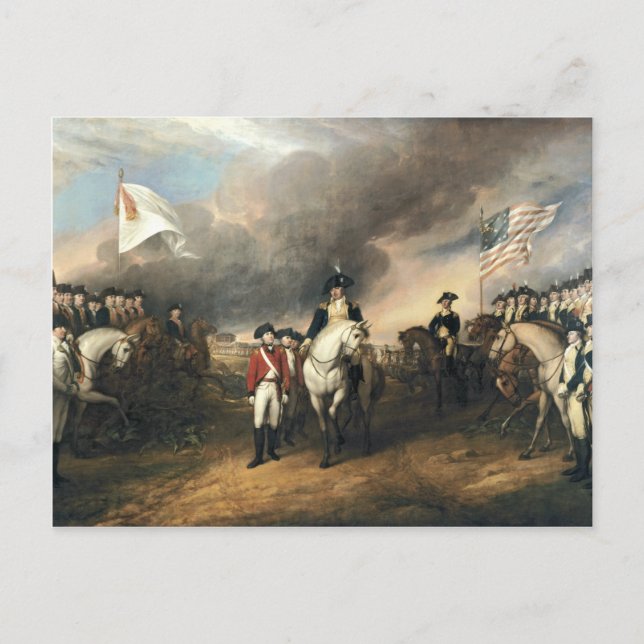Yorktown Surrender by John Trumbull Postcard (Front)