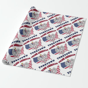 Yorktown Texas Polish American Wrapping Paper