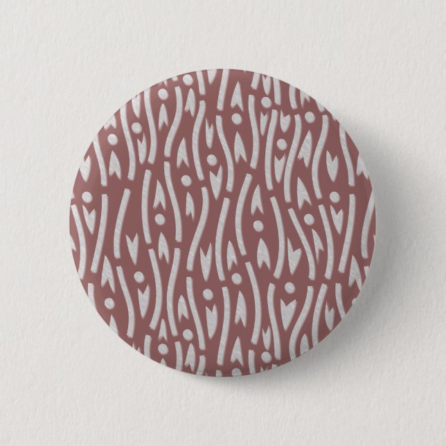 yoroke stripes 6 cm round badge (Front)