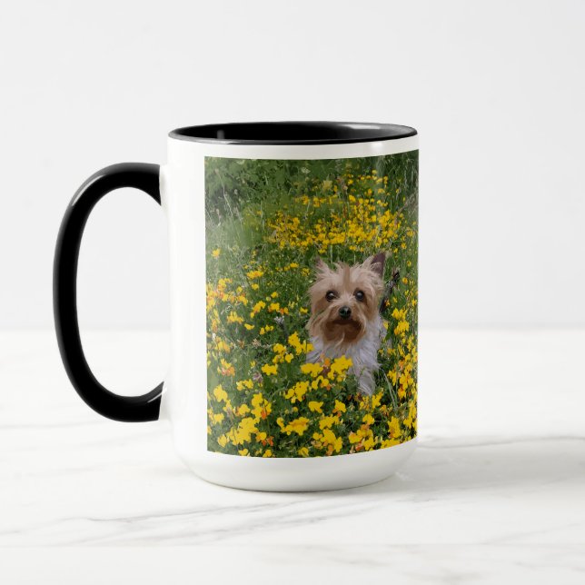 Yorshire Terrier field Mug (Left)