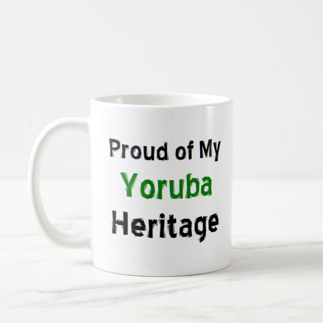 yoruba heritage coffee mug (Left)