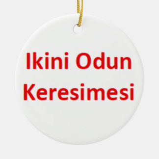 yoruba ikini odun keresimesi Ornament