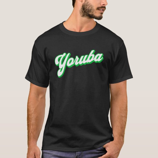 Yoruba Nigeria Nigerian Culture   Ancestry Initiat T-Shirt (Front)