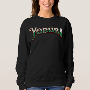 YORUBA Nigerian Culture Vintage Large Distressed L Sweatshirt