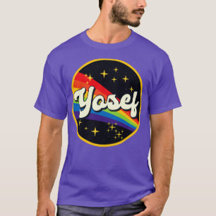 Yosef Rainbow In Space Vintage Style T-Shirt