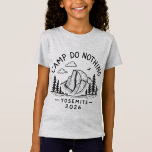 Yosemite 2026 - Kid's Black Design T-Shirt