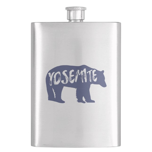Yosemite Bear Hip Flask (Front)