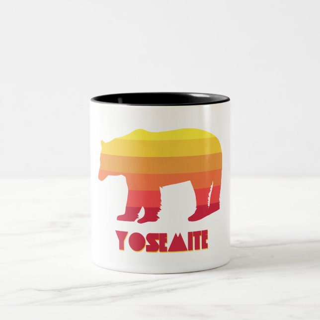 Yosemite Bear Two-Tone Coffee Mug (Center)