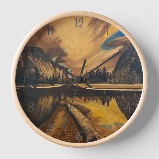 Yosemite,  by Gary Poling Clock (Front)