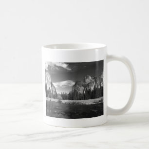 Yosemite Ca Half Dome B&W Coffee Mug
