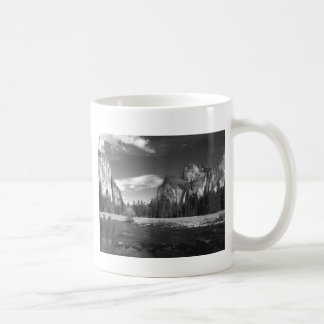 Yosemite Ca Half Dome B&W Coffee Mug