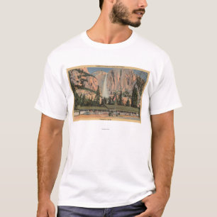 Yosemite, CA view of Yosemite Lodge and Falls T-Shirt