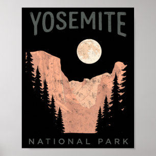 Yosemite California National Parks Outdoors Nature Poster
