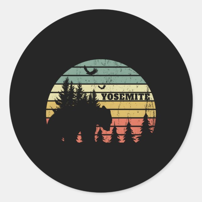 Yosemite Camg Classic Round Sticker (Front)